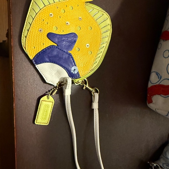 Coach Limited Edition Resort Collection Fishy Wristlet - Picture 2 of 4